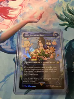 Lulu, Stern Guardian (Borderless) (Chocobo Track Foil) Commander: Final Fantasy - Image 1