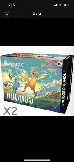 Magic The Gathering Final Fantasy Chocobo Bundle Box LOT of 2!! - Image 1