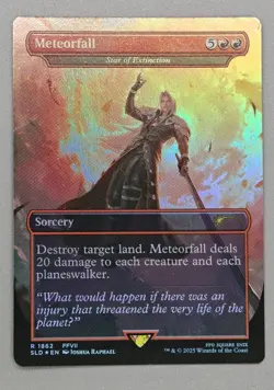 MTG x FINAL FANTASY SECRET LAIR - METEORFALL #1862 RAINBOW FOIL - Image 1