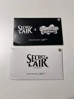 Magic Secret Lair x SpongeBob SquarePants: Internet Sensation FOIL EDITION MTG - Image 1