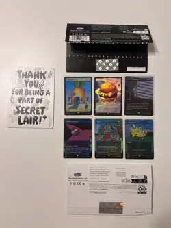 Magic Secret Lair x SpongeBob SquarePants: Internet Sensation FOIL EDITION MTG - Image 2