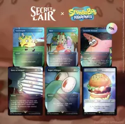 Magic Secret Lair x SpongeBob SquarePants: Internet Sensation FOIL EDITION MTG - Image 5