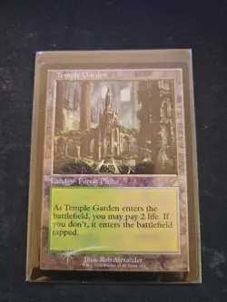 Temple Garden Retro Ravnica Remastered FOIL | Magic The Gathering MTG - Image 1