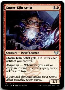 MTG Storm-Kiln Artist U Strixhaven: School of Mages 115 LP - Image 1