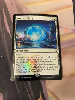 MTG - AANG'S ICEBERG - RARE - NM - TLA - PRERELEASE FOIL - Image 1