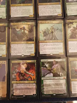 Custom Commander Deck Nath of the Gilt-Leaf Green/Black ELVES 100 Magic Duel MtG - Image 1