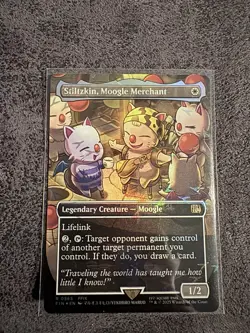 Stiltzkin, Moogle Merchant (Borderless) (Chocobo Track Foil) Final Fantasy Foil - Image 1
