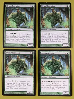 Elvish Aberration x4 Scourge 4x Playset Magic the Gathering MTG - Image 1