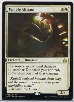 1x Temple Altisaur - Rivals of Ixalan - Near Mint - Image 1
