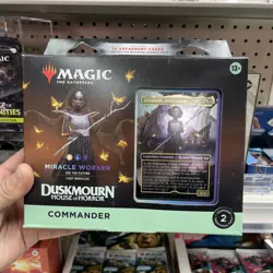 Magic The Gathering MTG Duskmourn House of Horror Miracle Worker Commander Deck - Image 1