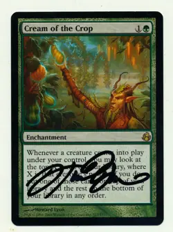 MTG Artist Proof Cream of the Crop Howard Lyon Magic The Gathering Signed - Image 1