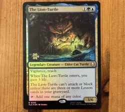 The Lion-Turtle [Prerelease] R 0232, NM Foil Promo MTG Avatar The Last Airbender - Image 1