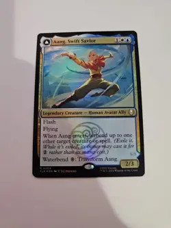 MTG Avatar: The Last Airbender, Aang, Swift Savior Prerelease Promo Foil Magic - Image 1