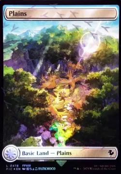 Plains (Chocobo Track FOIL) MTG Commander: Final Fantasy - NM 0478 - Image 1