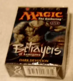 DARK DEVOTION Theme Deck for Magic The Gathering (Betrayers of Kamigawa) Sealed - Image 1