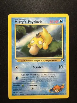 Misty's Psyduck 054/132 Gym Heroes Regular for sale online - Image 1