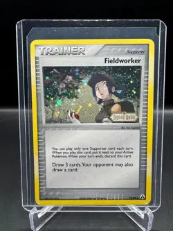 POKEMON! EX LEGEND MAKER! FIELDWORKER! HOLO! RARE! STAMPED! 73/92 LP/EX! - Image 1