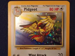 1999 Pokemon Pidgeot 8/64 Holo No Symbol - Image 2