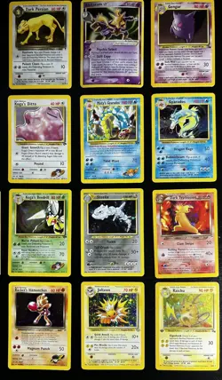 50 Vintage Pokemon WOTC Holo Lot Base Neo Gym 1st Editions Gold Star NM/LP - Image 5