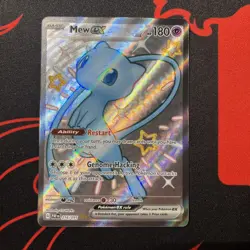 Pokemon TCG Mew EX 216/091 Paldean Fates Full Art Shiny Ultra Rare NM - Image 1