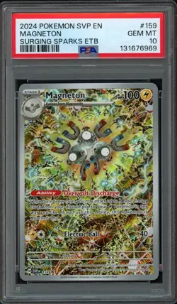 2024 Pokemon SV Promos Magneton 159 PSA 10 Gem Mint Surging Sparks ETB - Image 1