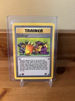 Challenge! Team Rocket Uncommon LP Pokemon 74/82 1st Edition - Image 1