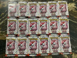 Pokemon Scarlet & Violet 151 Sealed Booster Pack X18 1/2 Booster Box Quantity - Image 2