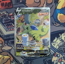 Pokemon TCG Tyranitar V Alt Art 155/163 Battle Styles LP - Image 1
