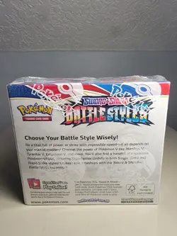 Pokemon TCG Sword & Shield Battle Styles Booster Box Factory Sealed - Image 3