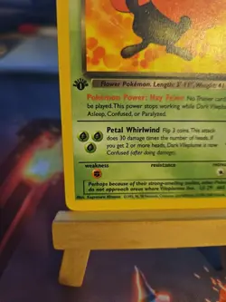 Pokemon TCG Dark Vileplume 30/82 1st Edition Non Holo Rocket LP Clean! - Image 5
