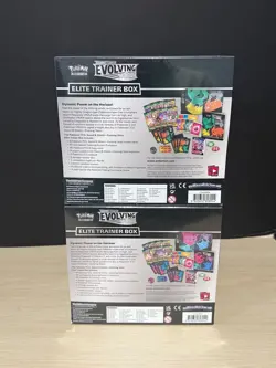 LOT OF 2 POKEMON SWORD & SHIELD EVOLVING SKIES SEALED ELITE TRAINER BOX ETB - Image 2