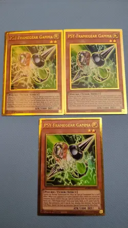 3x PSY-Framegear Gamma MGED-EN012 Maximum Gold: El Dorado 1st Edition - Image 1