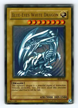 Yugioh Blue-Eyes White Dragon SDK-001 Ultra Rare - MP ?? - Image 1