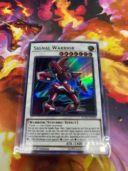 Signal Warrior - DUPO-EN006 - Ultra Rare - 1st Edition x1 - Lightly Played - Image 3
