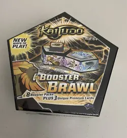 Kaijudo CCG: BOOSTER BRAWL BOX 8 BOOSTER PACKS & 3 UNIQUE PREMIUM CARDS - Image 1