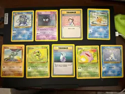 Pokemon 1999 Base Set Lot of 17 Cards No dupes Common Uncommon LP - Excellent - Image 3