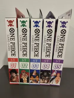 One Piece Card Game English Starter Decks Bundle St 1 to St 5. (all Sealed 5ST) - Image 2