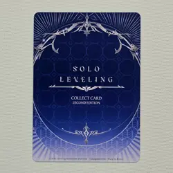 Solo Leveling Collect Card 2 [UR*] Iron SL2E-085 Parallel PAR @2H - Image 2