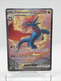 Pokemon TCG Salamence EX Journey Together Special Illustration Rare Card 187/159 - Image 1