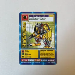 Wargreymon - ST-84 - Swedish Promo - Digimon - Digimoncard - Tcg-card - Image 1