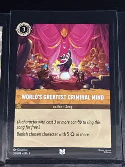 Disney Lorcana The Great Mouse Detective Theme 8 Card Lot Basil/Dawson/Ratigan - Image 3