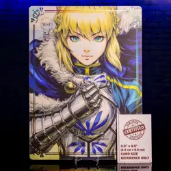 Saber Oversized A4 Premium Trading Card Double sided MSP Board Fate/Grand Order - Image 1
