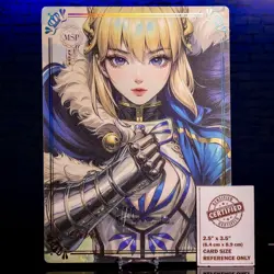 Saber Oversized A4 Premium Trading Card Double sided MSP Board Fate/Grand Order - Image 2