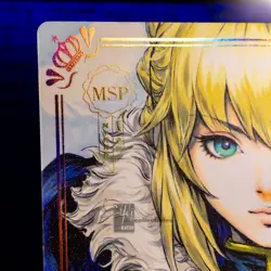 Saber Oversized A4 Premium Trading Card Double sided MSP Board Fate/Grand Order - Image 3