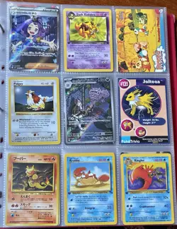 Vintage Pokemon Card Collection - No Binder Lot 5 Pages - Holo - Modern LP/NM - Image 1