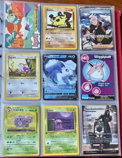 Vintage Pokemon Card Collection - No Binder Lot 5 Pages - Holo - Modern LP/NM - Image 3