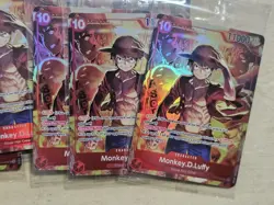 Set Of 10 Sealed Promo One Piece Card Treasure Booster Monkey.D.Luffy ST10-006 - Image 3