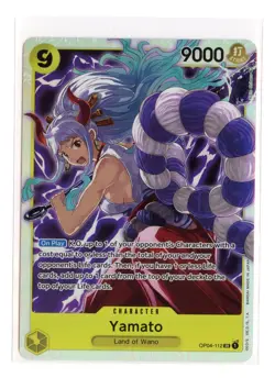 Yamato OP04-112 SR One Piece Kingdoms of Intrigue Card - Image 1