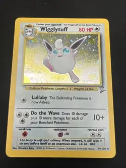 1999 Base Set 2 Vintage Pokemon 2 Card Lot: Mewtwo 10/130 & Wigglytuff 19/130 - Image 2