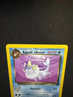 French Pokemon Card Aquali Obscur Nonholo LP 45/82 ( Dark Vaporeon ) - Image 2